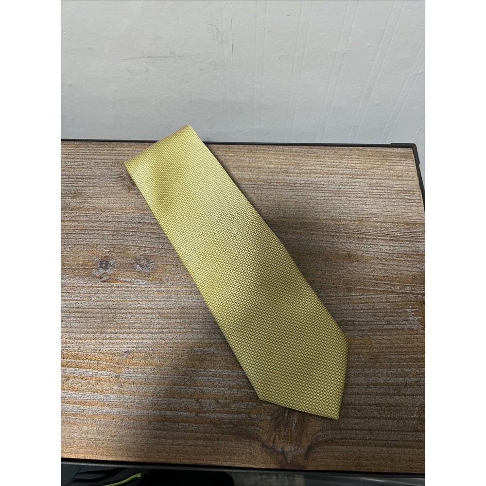 STYLESETA New Silk Original Italy Yellow Gold men’s Tie